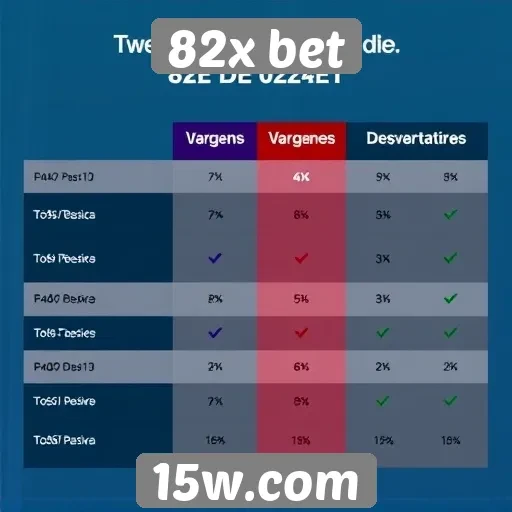 Vantagens e desvantagens do 82x bet em comparação a concorrentes