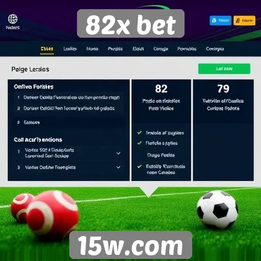 Análise das funcionalidades do site 82x bet