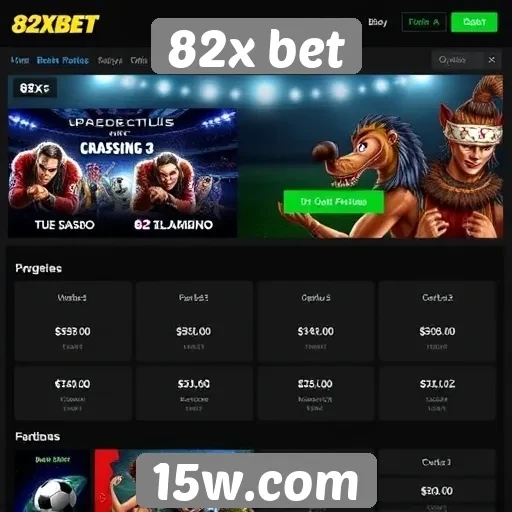 Ofertas e bônus disponíveis no 82x bet
