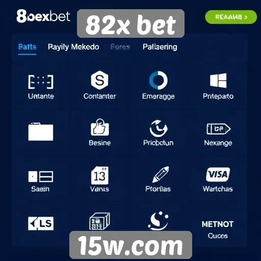 Métodos de pagamento disponíveis na 82x bet